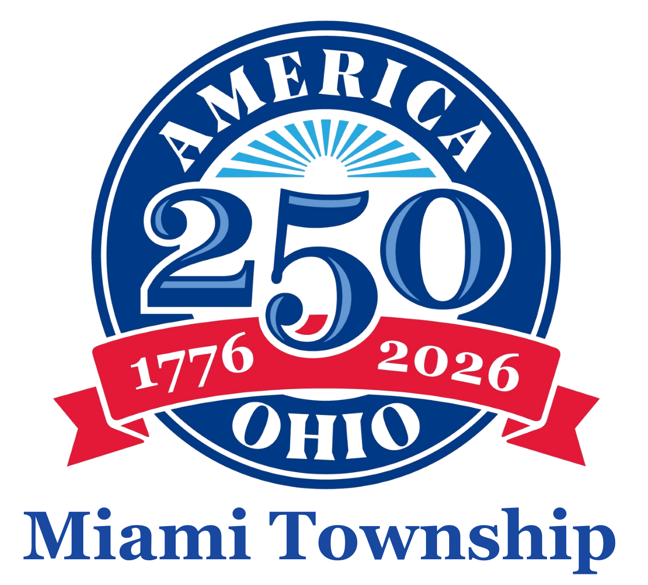 Miami Township America 250 Logo photo 2026
